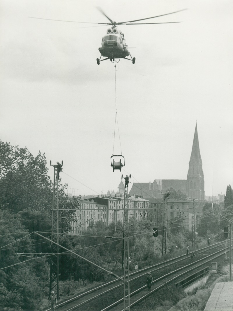 Speiseleitung ziehen nördlich des Hauptbahnhofes